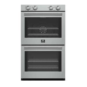 FORNO - Vomero 30-Inch Double Wall Oven, Stainless Steel, 10 cu.ft Total Capacity, 7100W Convection, Mechanical Controls, Self-Cleaning Function