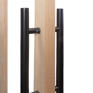 PROSAUNAS - Solid Wood Sauna Door with Insulated Glass, 24" x 70"