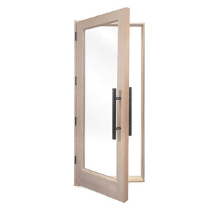 PROSAUNAS - Solid Wood Sauna Door with Insulated Glass, 30" x 80"