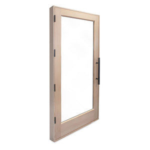 PROSAUNAS - Solid Wood ADA Sauna Door with Insulated Glass, 36" x 80"