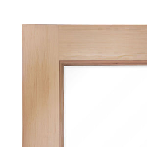 PROSAUNAS - Solid Wood ADA Sauna Door with Insulated Glass, 36" x 80"