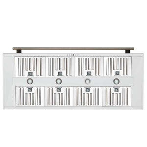 FORNO - Aria 60 Inch Wall-Mounted Range Hood in White