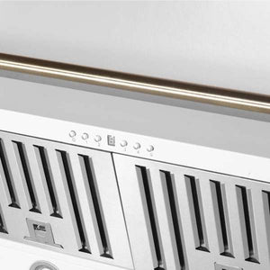 FORNO - Aria 60 Inch Wall-Mounted Range Hood in White