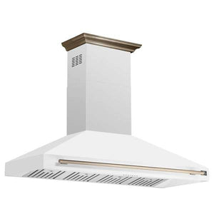 FORNO - Aria 60 Inch Wall-Mounted Range Hood in White