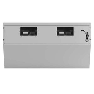 FORNO - Savona 48-Inch Wall Mount Range Hood, Baffle Filters, Backsplash Included