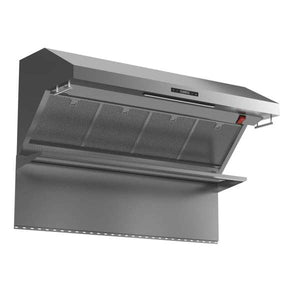 FORNO - Savona 60-Inch Wall Mount Range Hood, Hybrid Filters, Backsplash Included