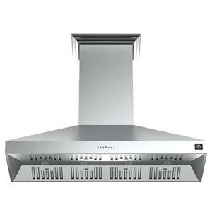 FORNO - Orvieto 60-Inch Wall Mount Range Hood, LED Lighting, Heavy Duty, Stainless Steel