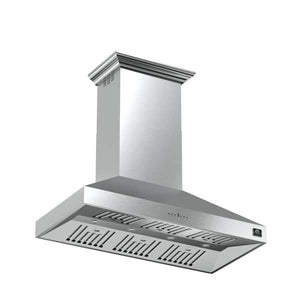 FORNO - Orvieto 48-Inch Wall Mount Range Hood, LED Lighting, Heavy Duty, Stainless Steel