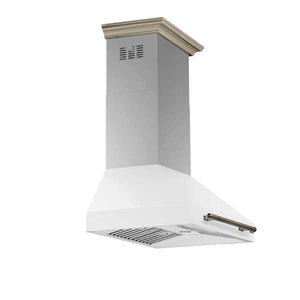 FORNO - Aria 30 Inch Wall-Mounted Range Hood in White