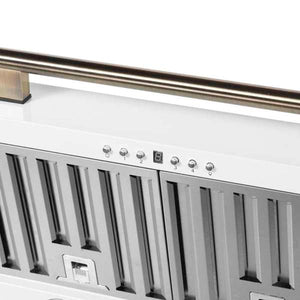 FORNO - Aria 30 Inch Wall-Mounted Range Hood in White