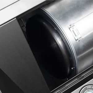 FORNO - Aria 36 Inch Wall-Mounted Range Hood in Black, 1200 CFM Motor, 4 Speed Fan, Charcoal Filter