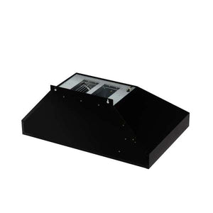 FORNO - Aria 36 Inch Wall-Mounted Range Hood in Black, 1200 CFM Motor, 4 Speed Fan, Charcoal Filter