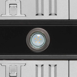 FORNO - Aria 48 Inch Wall-Mounted Range Hood in Black