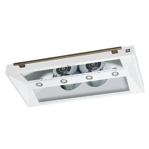 FORNO - Aria 48 Inch Wall-Mounted Range Hood in White