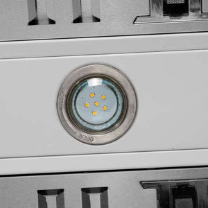 FORNO - Aria 48 Inch Wall-Mounted Range Hood in White