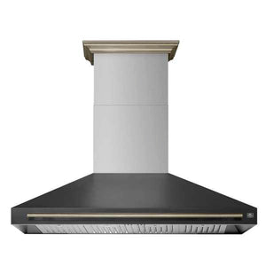 FORNO - Aria 60 Inch Wall-Mounted Range Hood in Black