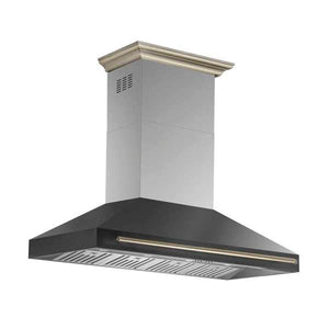 FORNO - Aria 60 Inch Wall-Mounted Range Hood in Black