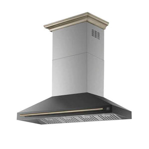 FORNO - Aria 60 Inch Wall-Mounted Range Hood in Black