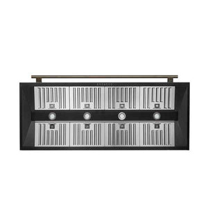 FORNO - Aria 60 Inch Wall-Mounted Range Hood in Black