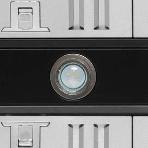 FORNO - Aria 60 Inch Wall-Mounted Range Hood in Black