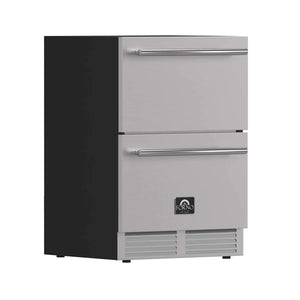 FORNO - Cosenza 24" Built-In Indoor/Outdoor Drawer Freezer with Ice Maker, 4.69 cu.ft.