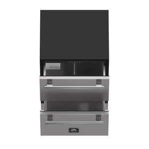 FORNO - Cosenza 24" Built-In Indoor/Outdoor Drawer Freezer with Ice Maker, 4.69 cu.ft.