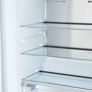 FORNO - Maderno 28" Built-In Convertible Refrigerator in White, 13.6 cu.ft. Left Swing with Decorative Grill - 32" Wide