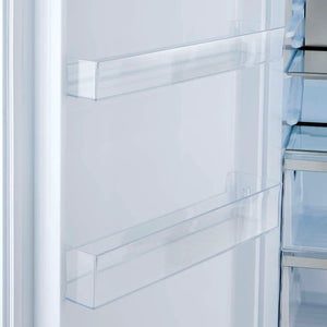 FORNO - Maderno 28" Built-In Convertible Refrigerator in White, 13.6 cu.ft. Left Swing with Decorative Grill - 32" Wide