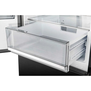 FORNO - Custodia 48" Bottom Freezer combo, 20.6 cf., Ice Maker, Total No frost, Black, Antique Brass handles