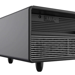 FORNO - Evoluto Tavolo 51-Inch Black Smart Coffee Table – Dual Refrigerator Drawers, Bluetooth 5.0 Audio, Wireless Charging & RGB Ambient Light