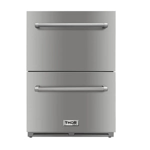 ThorKitchen - 24 Inch Indoor Refrigerator Drawer in Stainless Steel