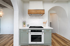 ZLINE - 30 in. Professional True Convection Single Wall Oven with Air Fry and Self Clean in Stainless Steel with White Matte Door