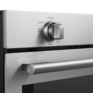 FORNO - Vomero 30-Inch Wall Oven, Stainless Steel, 5 cu.ft Capacity, 3550 Watts Convection, Mechanical Controls, Self-Cleaning Function