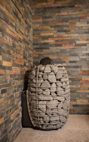 HUUM - HIVE Wood Series 17.0kW Wood-Fired Sauna Stove w/ Firebox Extension