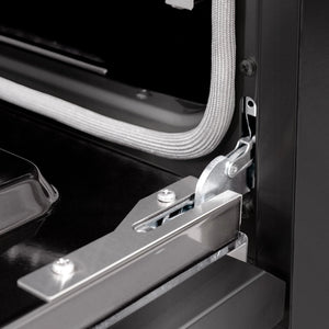 ZLINE - 30 in. 4.2 cu. ft. Classic Gas Range with 4 Burner Cooktop and Convection Gas Oven in Black Stainless Steel (CGRB-30)