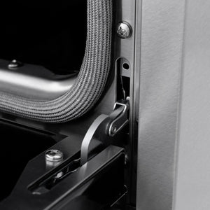 ZLINE - Autograph Edition 36 in. 5.2 cu. ft. Classic Gas Range with 6 Burner Cooktop and Convection Gas Oven in Satin Stainless Steel with Black Matte Door and Polished Gold Accents