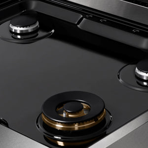 ZLINE - 30 in. Paramount Gas Rangetop with 4 Burners and Porcelain Cooktop in Satin Stainless Steel