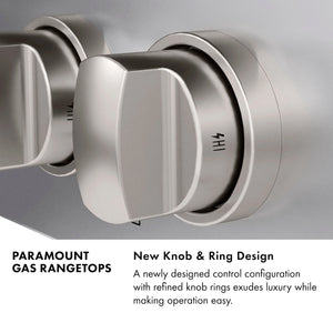 ZLINE - 30 in. Paramount Gas Rangetop with 4 Burners and Porcelain Cooktop in Stainless Steel (SRT30)