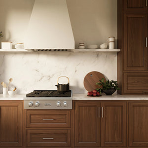 ZLINE - 30 in. Paramount Gas Rangetop with 4 Burners and Porcelain Cooktop in Stainless Steel (SRT30)