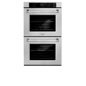 ZLINE - 30 in. Professional True Convection Double Wall Oven with Air Fry and Self Clean in Satin Stainless Steel