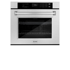 ZLINE - 30 in. Professional True Convection Single Wall Oven with Air Fry and Self Clean in Satin Stainless Steel