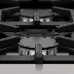 ZLINE - 30 in. Kitchen Package with Satin Stainless Steel Dual Fuel Range and Convertible Vent Range Hood