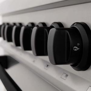 ZLINE - 30" Autograph Edition Kitchen Package with Stainless Steel Dual Fuel Range and Range Hood with Matte Black Accents (2AKP-RARH30-MB)