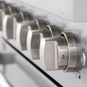 ZLINE - 36 in. 5.2 cu. ft. Paramount Dual Fuel Range with Gas Cooktop and Electric Convection Oven in Stainless Steel with 6 Brass Burners