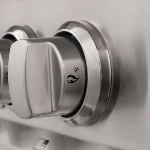 ZLINE - 30" Kitchen Package with Stainless Steel Dual Fuel Range with Black Matte Door and Convertible Vent Range Hood (2KP-RABLMRH30)