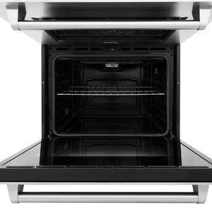 ZLINE - Kitchen Package with 48" Stainless Steel Rangetop and 30" Double Wall Oven (2KP-RTAWD48)