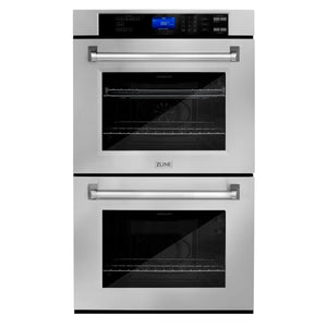 ZLINE - Kitchen Package with 36" Stainless Steel Rangetop and 30" Double Wall Oven (2KP-RTAWD36)