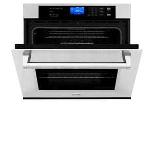 ZLINE - Kitchen Package with 36" Stainless Steel Rangetop and 30" Single Wall Oven (2KP-RTAWS36)
