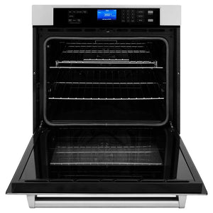 ZLINE - Kitchen Package with 36" Stainless Steel Rangetop and 30" Single Wall Oven (2KP-RTAWS36)