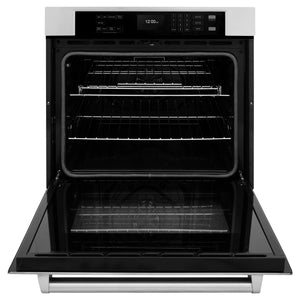 ZLINE - 30 in. Professional True Convection Single Wall Oven with Air Fry and Self Clean in Stainless Steel (WAS-30)